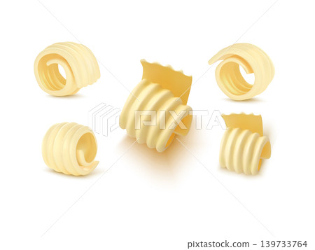Folded slices of cheese isolated on transparent background. pieces of sliced gouda cheese laid out Folded slices of cheese isolated on transparent background. pieces of sliced gouda cheese laid out 139733764