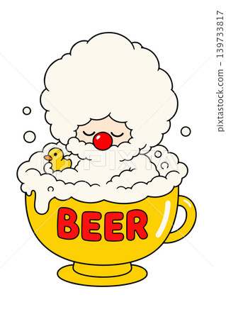 Beer Mug Character with Duck Beer Mug Character with Duck 139733817