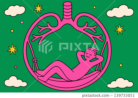 Relaxing in Lung Hammock Relaxing in Lung Hammock 139733851