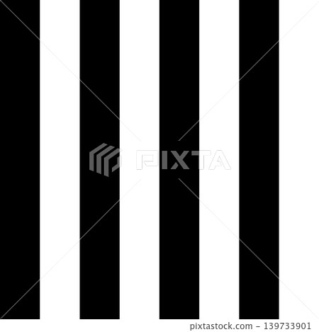 Black wide vertical stripe seamless pattern 139733901