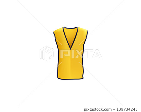 Mockup of Safety Vest Reflective shirt beware, guard, traffic shirt, safety shirt, rescue, police, security shirt 139734243