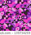 Seamless geometric pattern (purple) 139734259