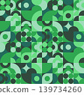 Seamless geometric pattern (green) 139734260