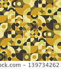 Geometric seamless pattern (yellow) 139734262
