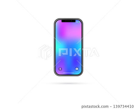 Phone 3d illustration mockup smartphone Phone 3d illustration mockup smartphone 139734410
