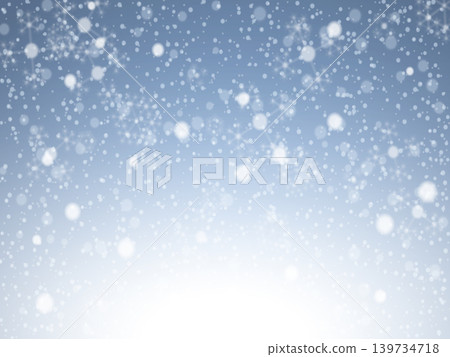 Realistic snowfall background illustration Realistic snowfall background illustration 139734718
