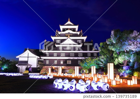 【岡山縣】岡山城在夢幻般的春季燈光秀中閃閃發光(春季鳥城燈籠節) 【岡山縣】岡山城在夢幻般的春季燈光秀中閃閃發光(春季鳥城燈籠節) 139735189