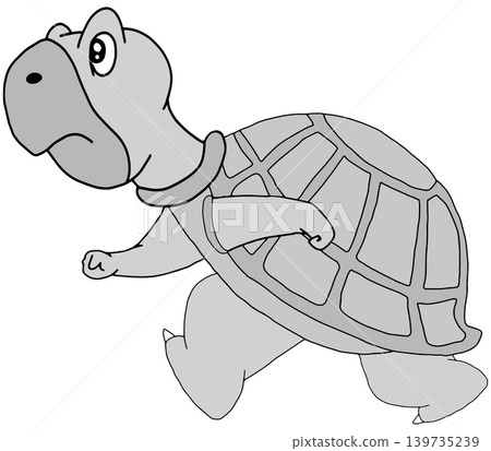 Hand-drawn animal illustration ☆ Turtle 139735239