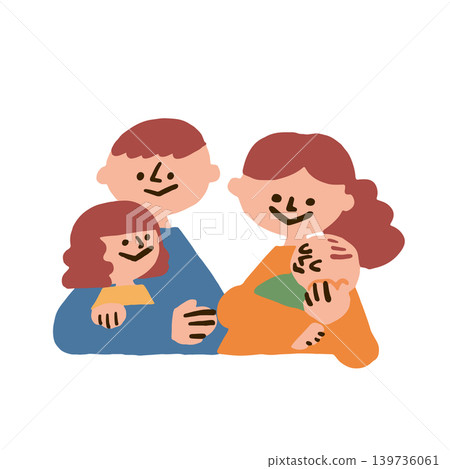 Family with baby Family with baby 139736061