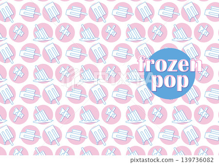 Pink ice pop pattern Pink ice pop pattern 139736082
