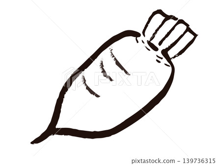 radish line drawing radish line drawing 139736315
