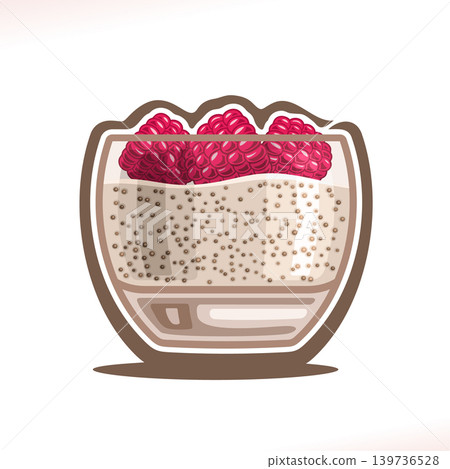 Vector logo for Chia Pudding Vector logo for Chia Pudding 139736528