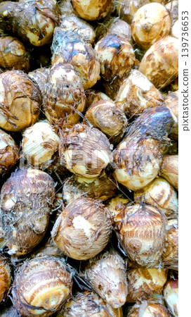Harvested taro Harvested taro 139736653