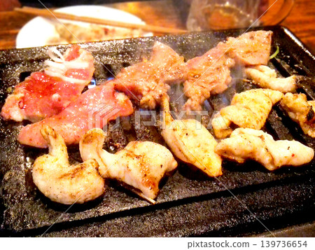 Juicy offal roasted in a roaster Juicy offal roasted in a roaster 139736654