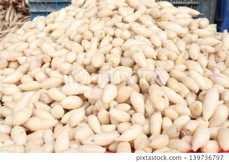 Birjo Moni, Birjo Mul root on shop for sell are cash crops Birjo Moni, Birjo Mul root on shop for sell are cash crops 139736797