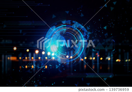 人工智慧圖形圖像插圖 人工智慧圖形圖像插圖 139736959