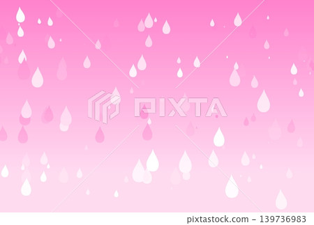 背景圖片為粉紅色雨滴飄落的景象。 背景圖片為粉紅色雨滴飄落的景象。 139736983