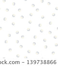 Simple snowballs seamless pattern on white. Hand drawn watercolor repeat background in childish minimalist style for winter fabrics and textiles printing and holiday wrapping paper 139738866
