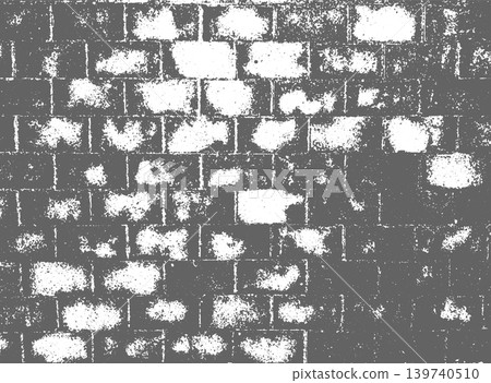 Grunge brick wall background . Not AI, vector illustration. 139740510