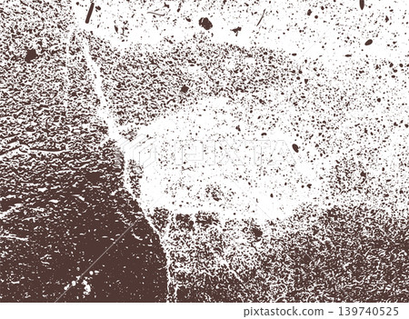 Abstract distress grunge texture grunge concrete floor on white background . Hand drawn. Not AI, vector illustration. 139740525