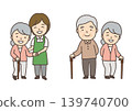 Senior couple whole body 139740700