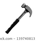 Simple hammer illustration 139740813