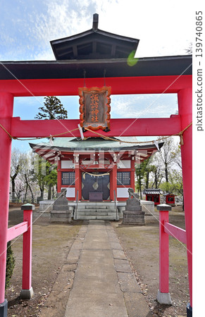 岩槻漫步：覬訪神社－朱紅色鳥居及神社建築 139740865