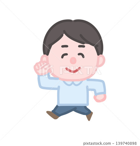 一個微笑的男人走過來。 139740898