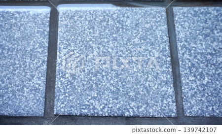 Clean entrance tiles after cleaning 139742107
