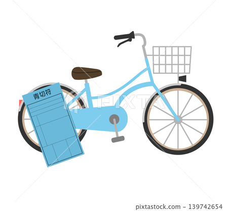 Bicycle and traffic ticket/violation notice Bicycle and traffic ticket/violation notice 139742654