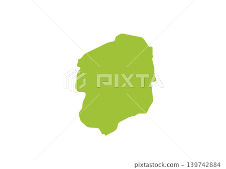 A somewhat stylized illustration of Tochigi Prefecture 139742884