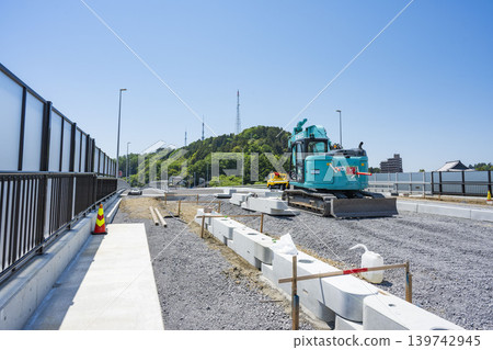 Bridge construction site 139742945