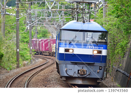 Tokaido Main Line, Nebukawa - Hayakawa, JR Freight, EF210-18 (Okayama) Tokaido Main Line, Nebukawa - Hayakawa, JR Freight, EF210-18 (Okayama) 139743560