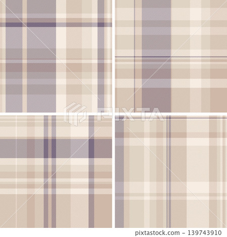 Plaid bundle designed with classic vintage aesthetics. Tartan patterns echo traditional craftsmanship and timeless appeal. Plaid bundle designed with classic vintage aesthetics. Tartan patterns echo traditional craftsmanship and timeless appeal. 139743910
