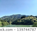 Blue sky in the middle of the forest 139744787