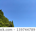 Blue sky in the middle of the forest 139744789