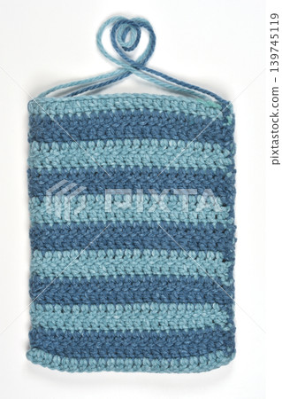 Crocheted Striped Soap Saver Bag Crocheted Striped Soap Saver Bag 139745119