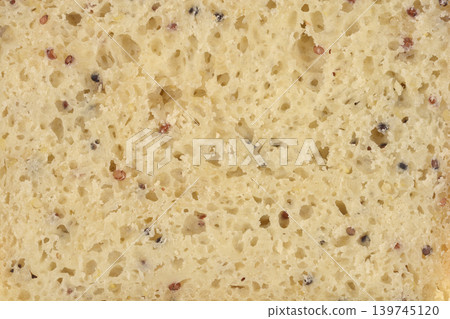 Quinoa Bread Texture Close Up Quinoa Bread Texture Close Up 139745120