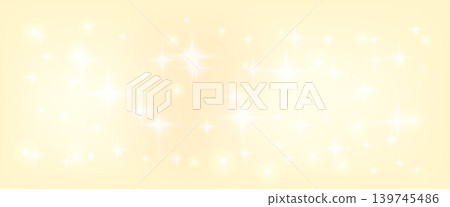 Yellow luxury background with bright gold glitter on golden bokeh sparkle. Beige champagne backdrop and gentle shimmer for fashion banner and party invite. Vector yellow Christmas glamour background 139745486