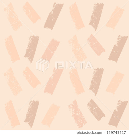 Small dash peach beige vertical lines seamless pattern. Surface pattern design organic geometric makeup swatches stencil motif. Hand drawn mini brown neutral tone streak texture. Vector repeat boho bg Small dash peach beige vertical lines seamless pattern. Surface pattern design organic geometric makeup swatches stencil motif. Hand drawn mini brown neutral tone streak texture. Vector repeat boho bg 139745517