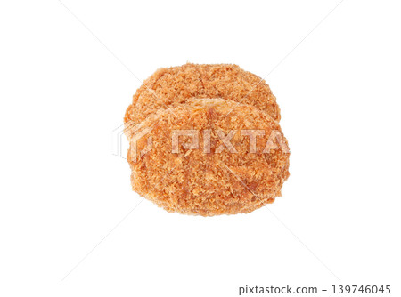 Freshly fried meat croquettes [white background, cutout] 139746045