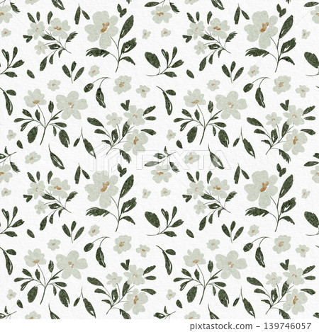 Floral Pattern Graphic Hand Drawn Floral Pattern Graphic Hand Drawn 139746057