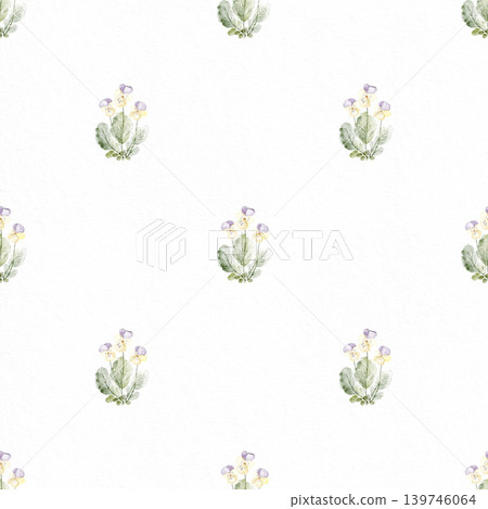 Cottagecore Floral Pattern Watercolor Hand Painted Cottagecore Floral Pattern Watercolor Hand Painted 139746064