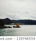 Scenery of fishing port 139746559