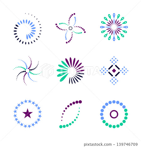 Set of Design Elements. Abstract Icons. 139746709