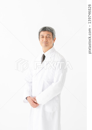 Medical man in white coat Medical man in white coat 139746826
