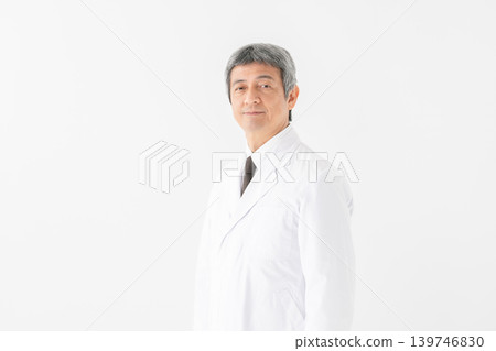 Medical man in white coat Medical man in white coat 139746830