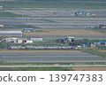 Express train running through the spring countryside 139747383