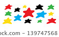 star doodle shape icon logo symbol christmas vector cartoon illustration doodle design 139747568