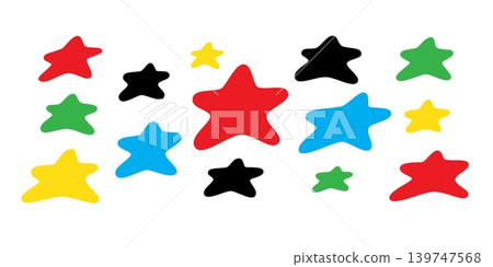 star doodle shape icon logo symbol christmas vector cartoon illustration doodle design star doodle shape icon logo symbol christmas vector cartoon illustration doodle design 139747568